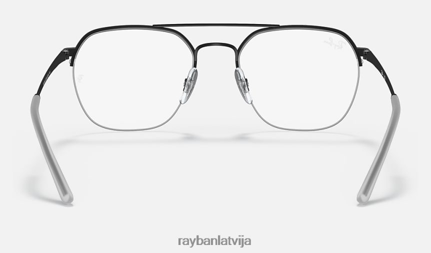 rb6444 optika pulēta melna F0L86X2356 vīriešiem Ray-Ban brilles