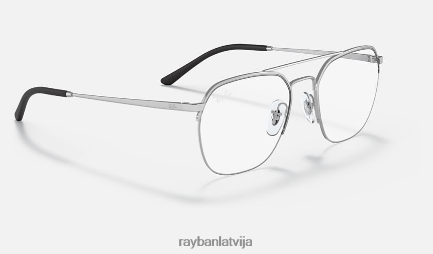 rb6444 optika pulēts sudrabs F0L86X2358 vīriešiem Ray-Ban brilles