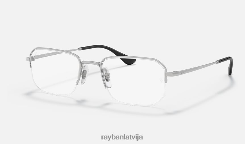 rb6449 optika pulēts sudrabs F0L86X2534 vīriešiem Ray-Ban brilles