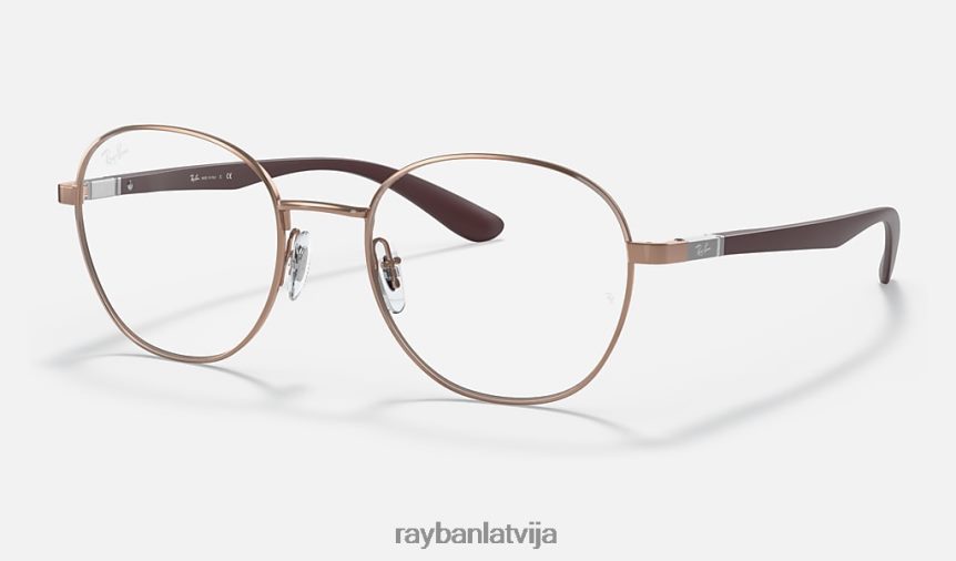 rb6461 optika pulēts varš F0L86X2347 vīriešiem Ray-Ban brilles