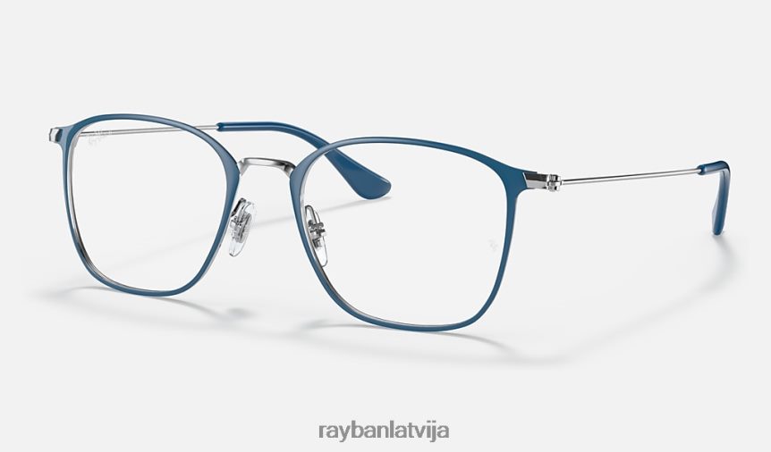 rb6466 optika pulēta zila F0L86X2431 vīriešiem Ray-Ban brilles