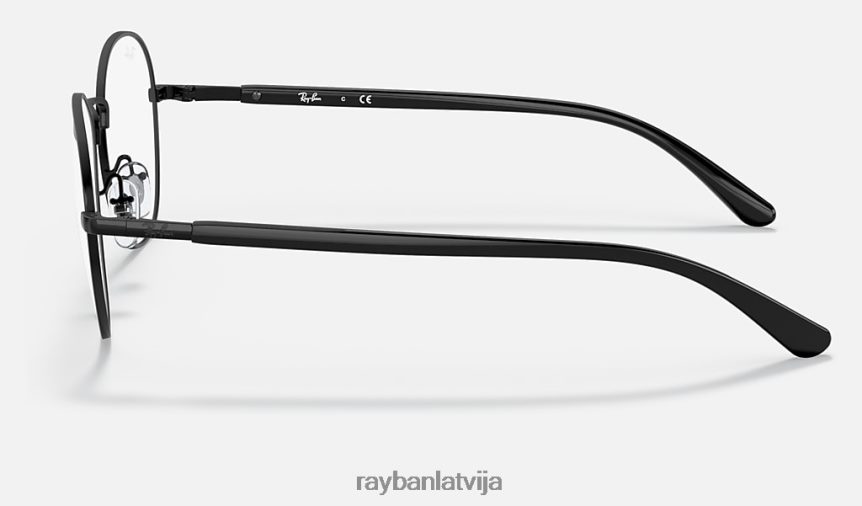 rb6470 optika pulēta melna F0L86X2458 vīriešiem Ray-Ban brilles