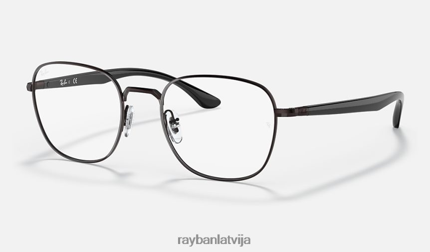 rb6477 optika pulēta brūna F0L86X1858 vīriešiem Ray-Ban brilles