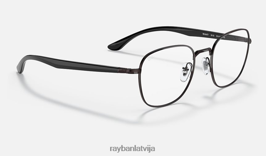 rb6477 optika pulēta brūna F0L86X1858 vīriešiem Ray-Ban brilles