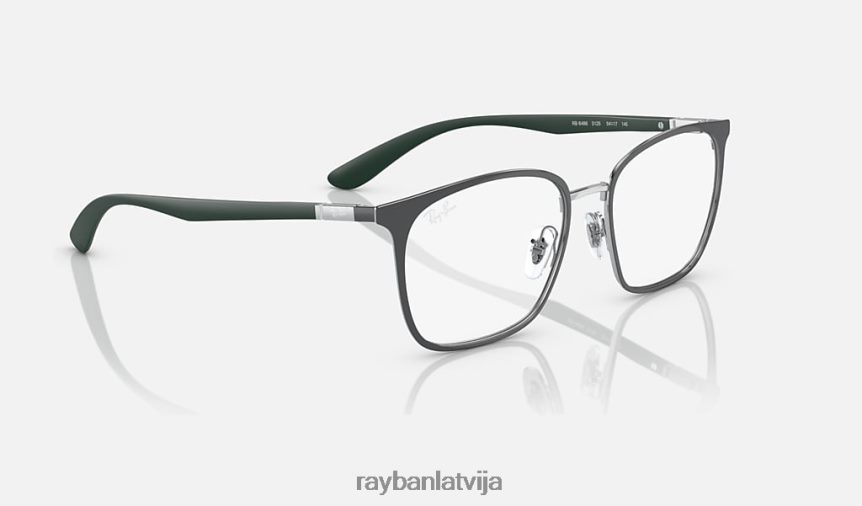 rb6486 optika pulēta pelēka uz sudraba F0L86X1984 vīriešiem Ray-Ban brilles