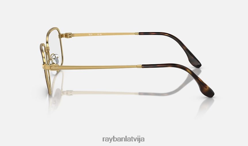 rb6495 optika pulēta havana uz zelta F0L86X1718 vīriešiem Ray-Ban brilles