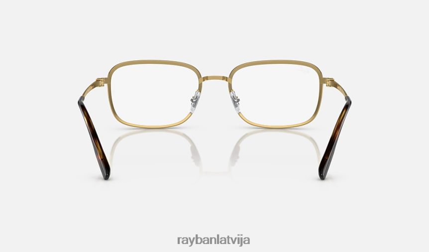 rb6495 optika pulēta havana uz zelta F0L86X1718 vīriešiem Ray-Ban brilles