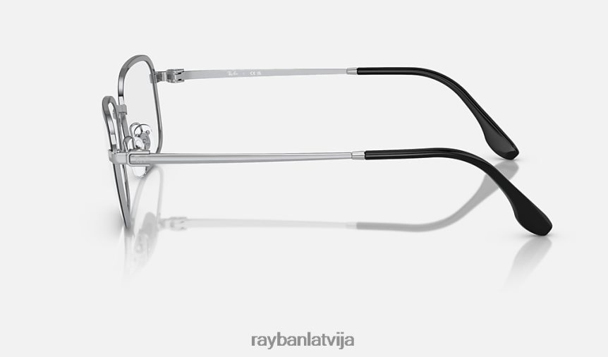 rb6495 optika pulēts melns uz sudraba F0L86X1719 vīriešiem Ray-Ban brilles