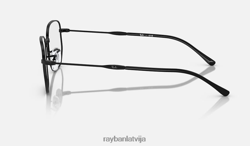rb6496 optika pulēta melna F0L86X1751 vīriešiem Ray-Ban brilles