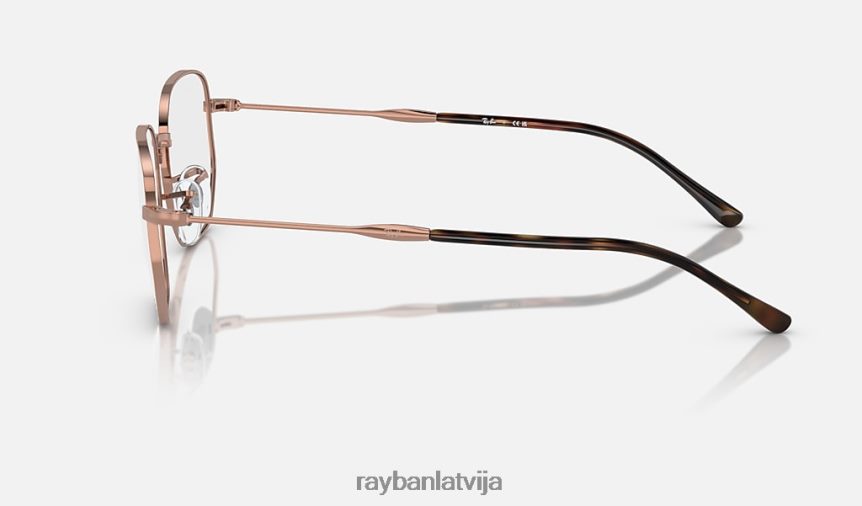 rb6496 optika pulēts rozā zelts F0L86X1752 vīriešiem Ray-Ban brilles