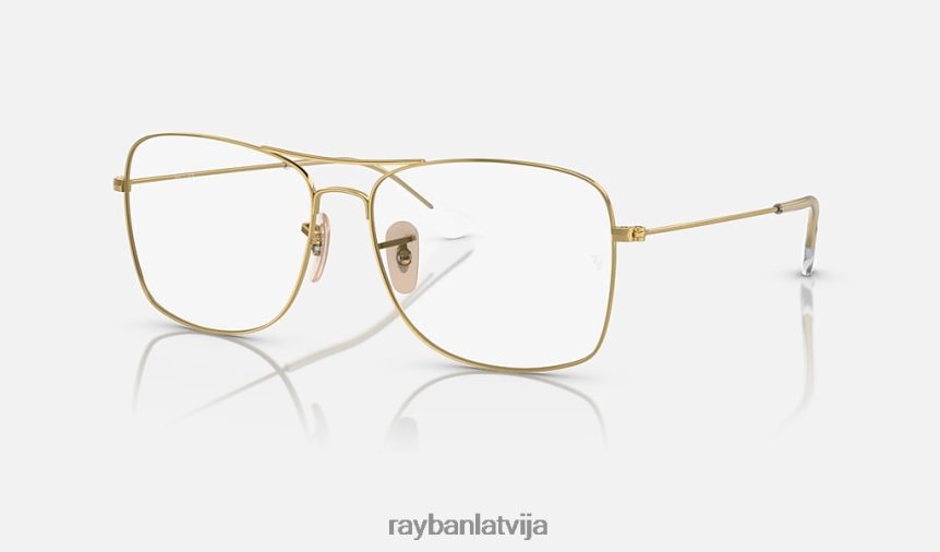 rb6498 optika pulēts zelts F0L86X1776 vīriešiem Ray-Ban brilles