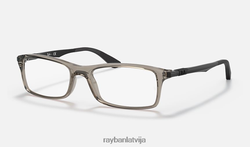 rb7017 optika pulēta caurspīdīga pelēka F0L86X1910 vīriešiem Ray-Ban brilles