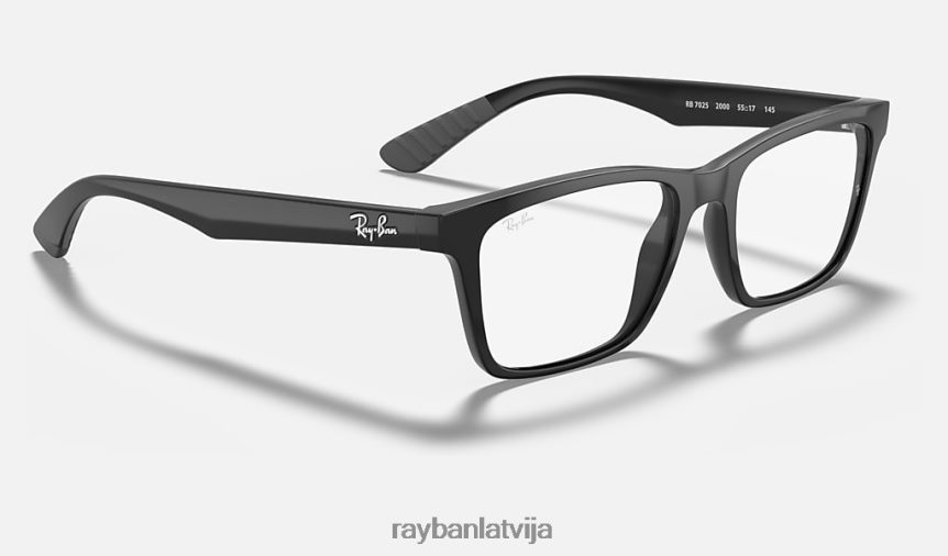 rb7025 optika pulēta melna F0L86X2239 vīriešiem Ray-Ban brilles