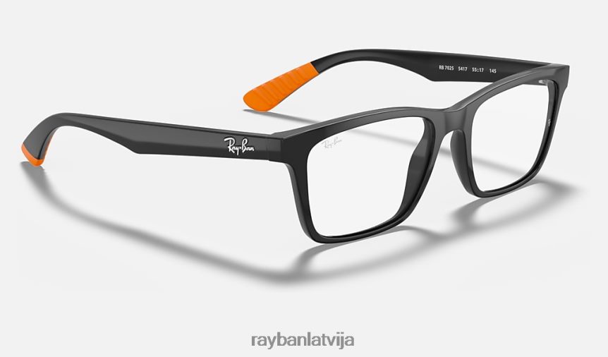 rb7025 optika pulēta melna F0L86X2240 vīriešiem Ray-Ban brilles