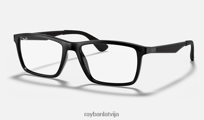 rb7056 optika pulēta melna F0L86X2371 vīriešiem Ray-Ban brilles