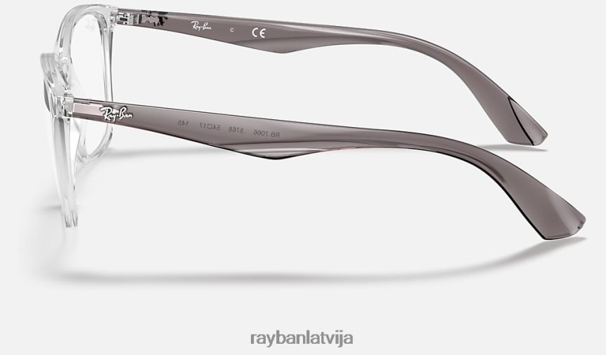 rb7066 optika pulēta caurspīdīga F0L86X2291 vīriešiem Ray-Ban brilles