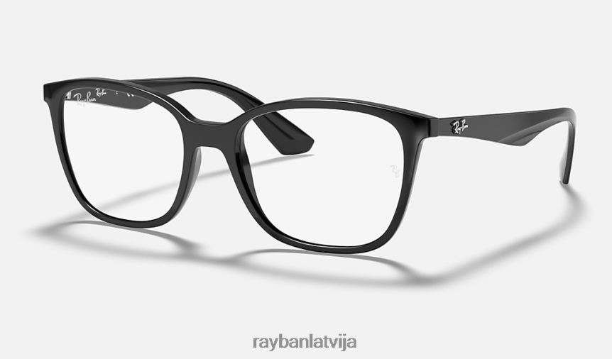 rb7066 optika pulēta melna F0L86X2288 vīriešiem Ray-Ban brilles