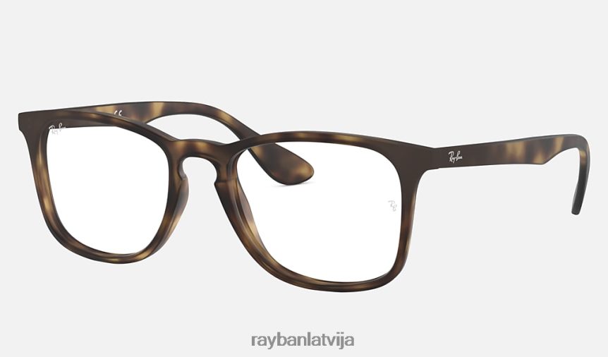 rb7074 optika matēta havana F0L86X2423 vīriešiem Ray-Ban brilles