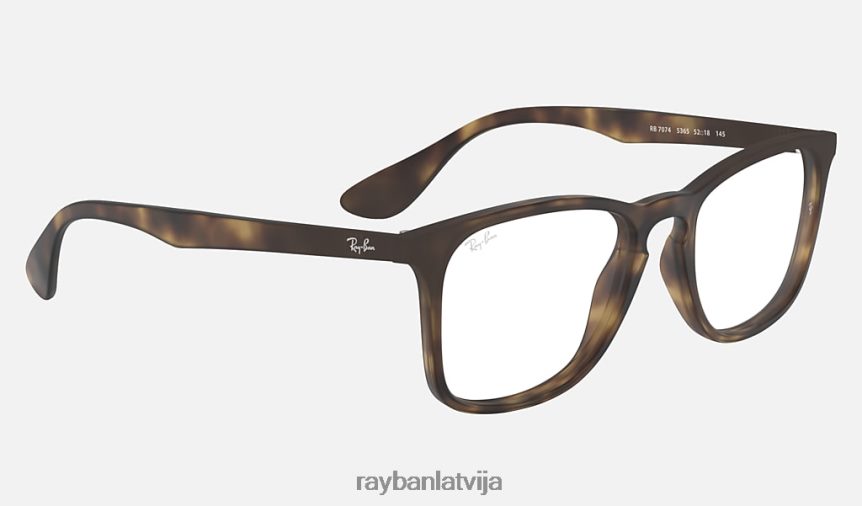 rb7074 optika matēta havana F0L86X2423 vīriešiem Ray-Ban brilles