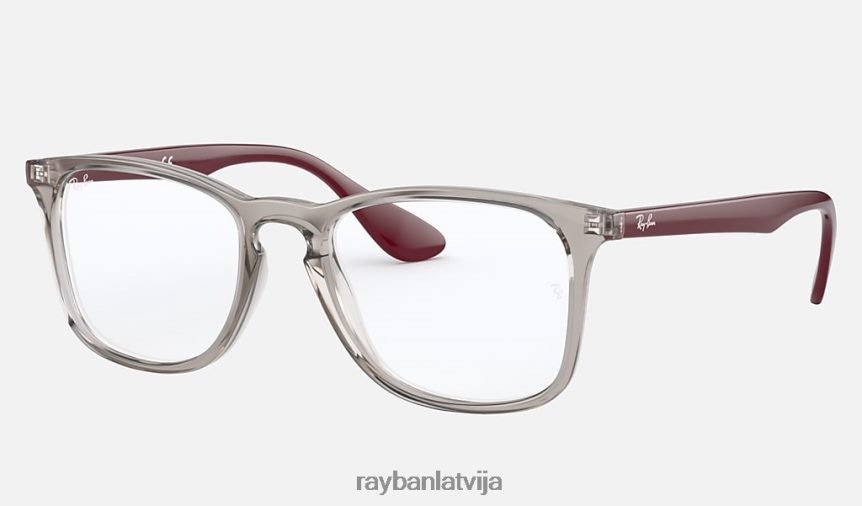 rb7074 optika pulēta caurspīdīga pelēka F0L86X2425 vīriešiem Ray-Ban brilles