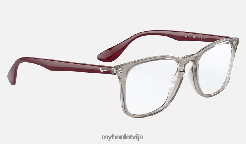 rb7074 optika pulēta caurspīdīga pelēka F0L86X2425 vīriešiem Ray-Ban brilles
