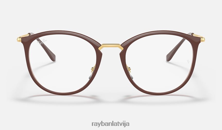 rb7140 optika pulēta brūna F0L86X1604 vīriešiem Ray-Ban brilles
