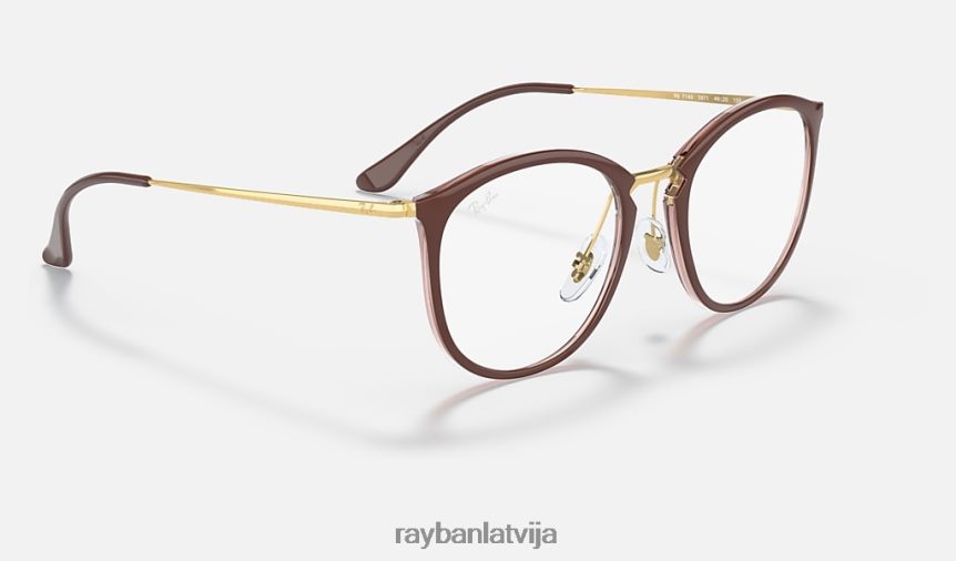 rb7140 optika pulēta brūna F0L86X1604 vīriešiem Ray-Ban brilles