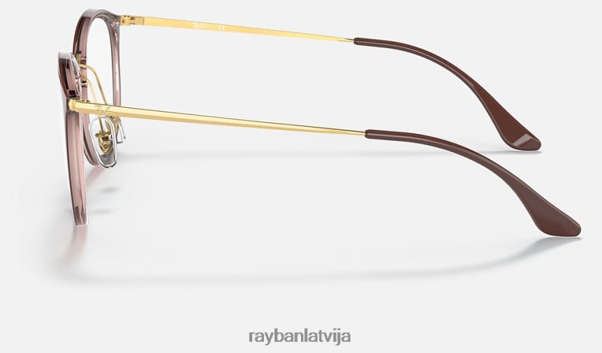 rb7140 optika pulēta brūna F0L86X1604 vīriešiem Ray-Ban brilles