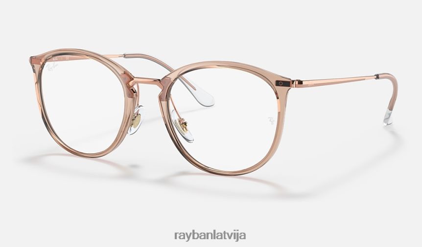 rb7140 optika pulēta gaiši brūna F0L86X1602 vīriešiem Ray-Ban brilles