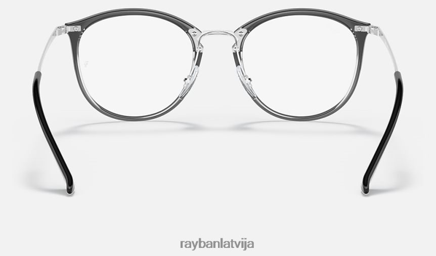 rb7140 optika pulēta melna uz caurspīdīga F0L86X1603 vīriešiem Ray-Ban brilles