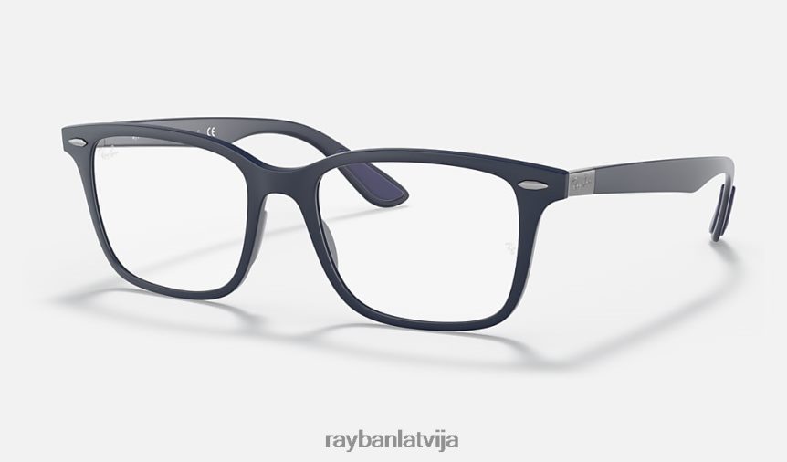 rb7144 optika matēts tumši zils F0L86X1760 vīriešiem Ray-Ban brilles