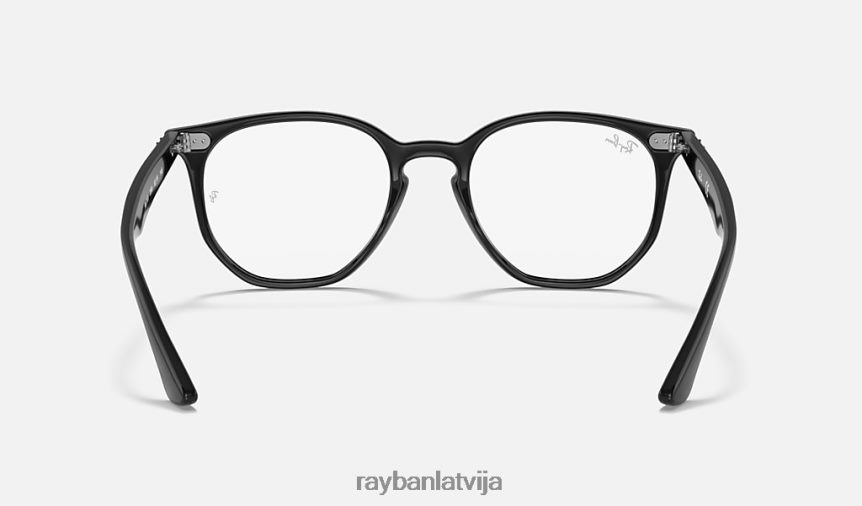 rb7151 sešstūra optika pulēta melna F0L86X1722 vīriešiem Ray-Ban brilles