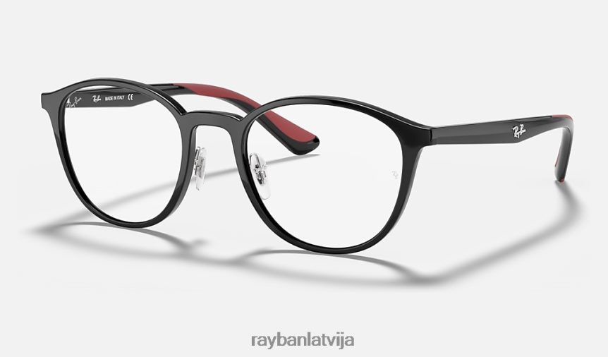 rb7156 optika pulēta svītraina havana F0L86X2325 vīriešiem Ray-Ban brilles