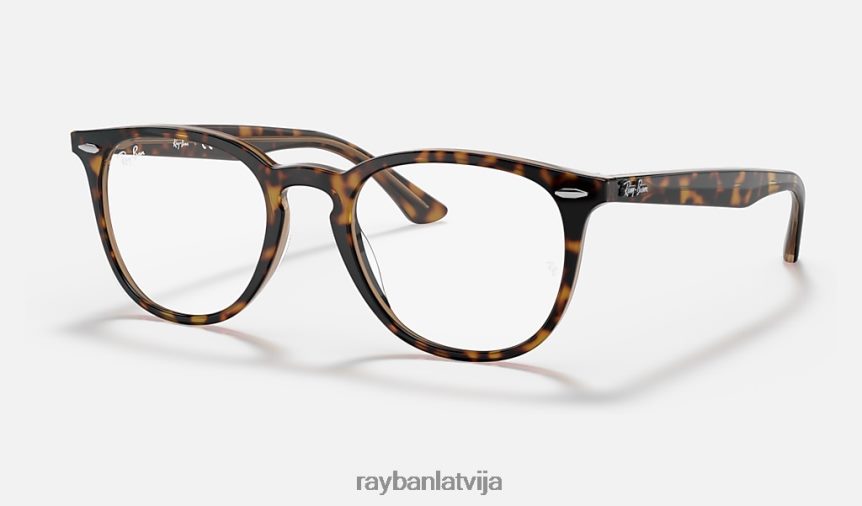 rb7159 optika pulēta havana uz caurspīdīga brūna F0L86X1679 vīriešiem Ray-Ban brilles