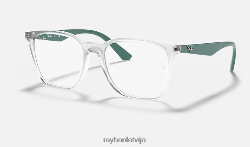 rb7177 optika pulēta caurspīdīga F0L86X2395 vīriešiem Ray-Ban brilles