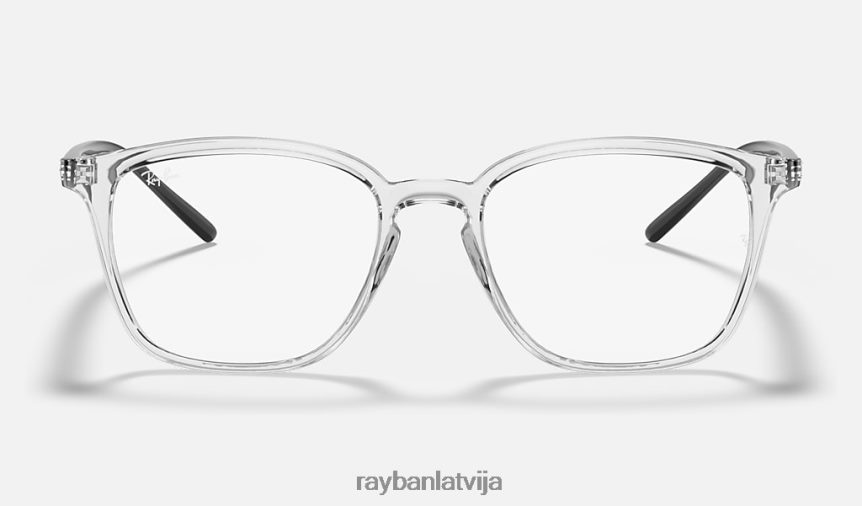 rb7185 pulēta caurspīdīga F0L86X2417 vīriešiem Ray-Ban brilles