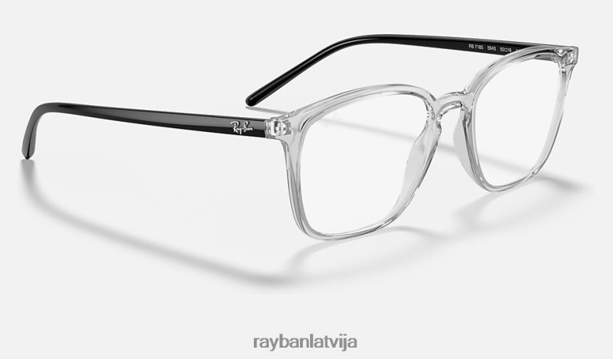rb7185 pulēta caurspīdīga F0L86X2417 vīriešiem Ray-Ban brilles