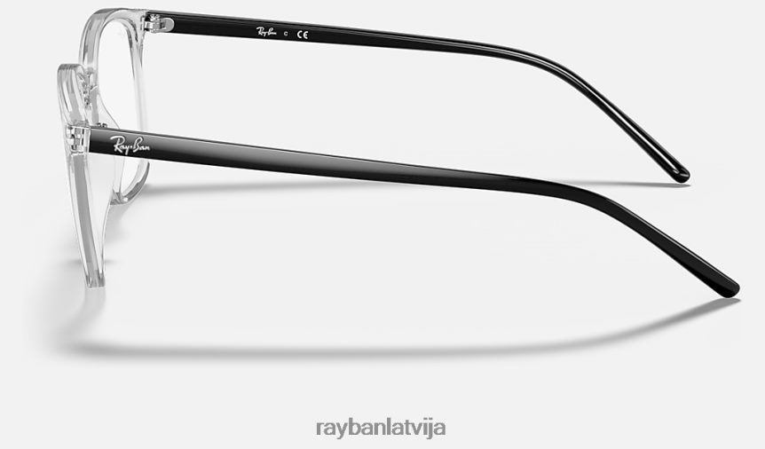 rb7185 pulēta caurspīdīga F0L86X2417 vīriešiem Ray-Ban brilles