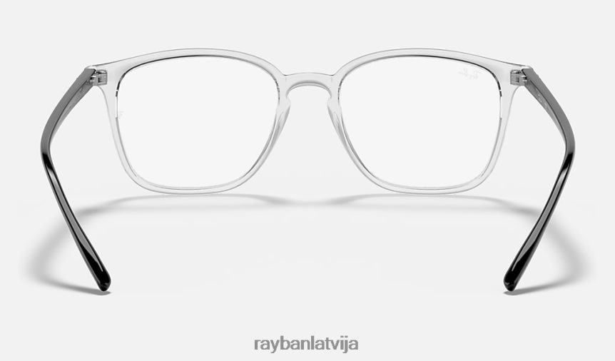 rb7185 pulēta caurspīdīga F0L86X2417 vīriešiem Ray-Ban brilles