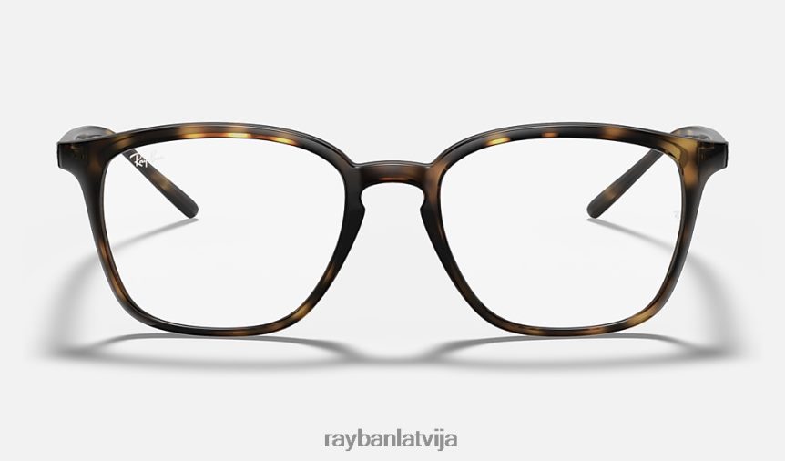 rb7185 pulēta havana F0L86X2413 vīriešiem Ray-Ban brilles