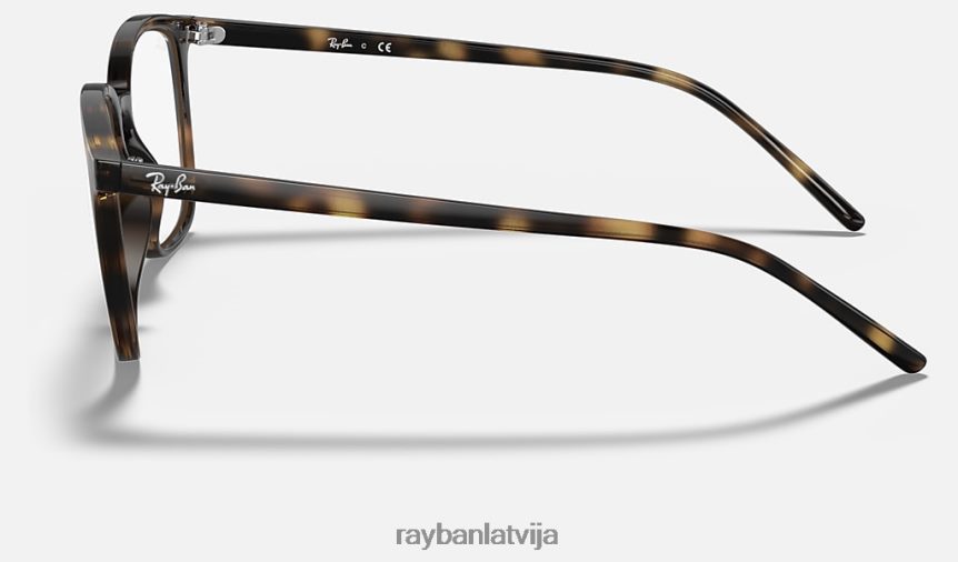 rb7185 pulēta havana F0L86X2413 vīriešiem Ray-Ban brilles