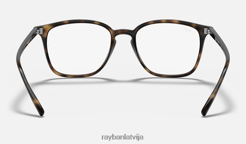 rb7185 pulēta havana F0L86X2413 vīriešiem Ray-Ban brilles