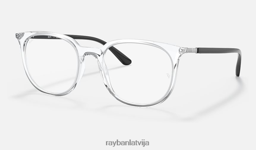 rb7190 optika pulēta caurspīdīga F0L86X2448 vīriešiem Ray-Ban brilles