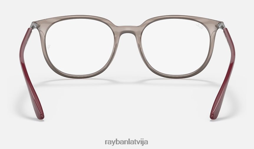 rb7190 optika pulēta caurspīdīga pelēka F0L86X2450 vīriešiem Ray-Ban brilles