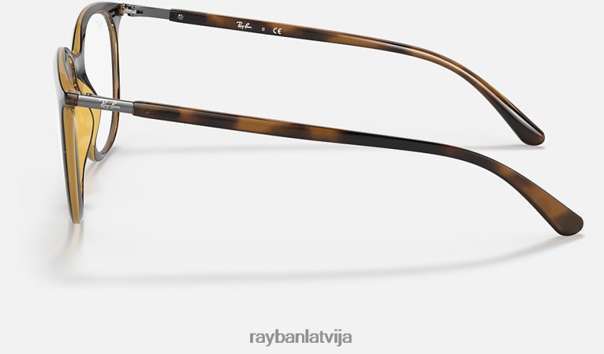 rb7190 optika pulēta havana F0L86X2451 vīriešiem Ray-Ban brilles