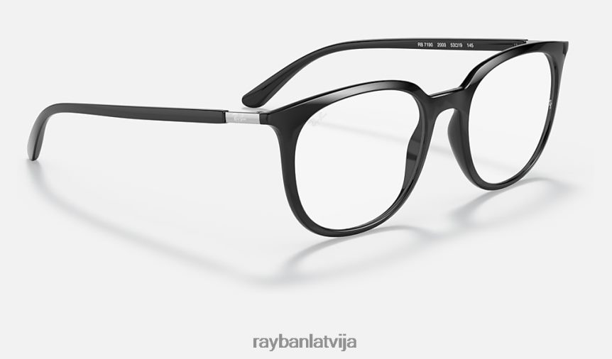 rb7190 optika pulēta melna F0L86X2447 vīriešiem Ray-Ban brilles