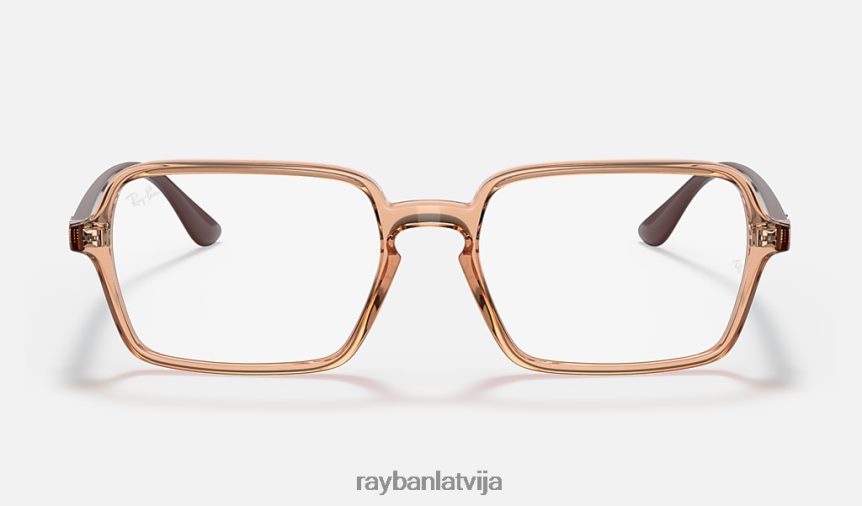 rb7198 optika pulēta gaiši brūna F0L86X1886 vīriešiem Ray-Ban brilles