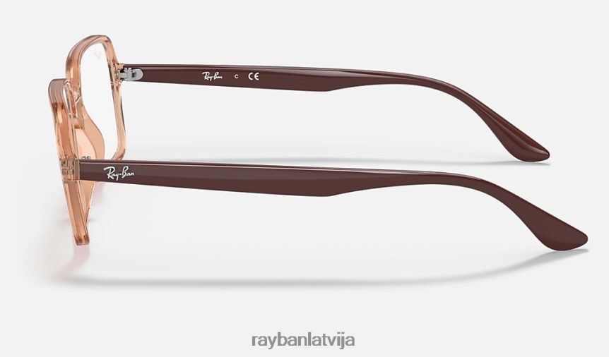 rb7198 optika pulēta gaiši brūna F0L86X1886 vīriešiem Ray-Ban brilles