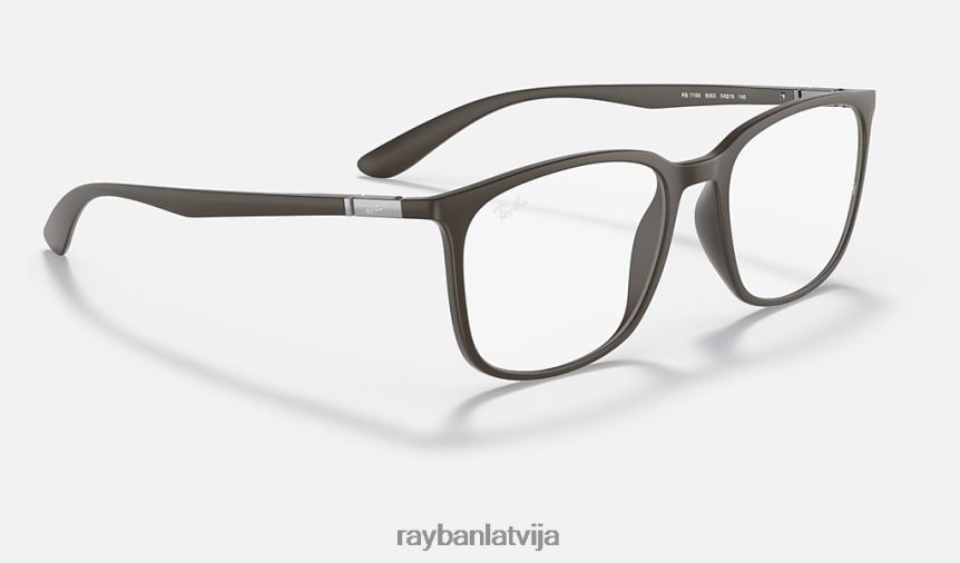 rb7199 optika matēts brūns F0L86X1975 vīriešiem Ray-Ban brilles