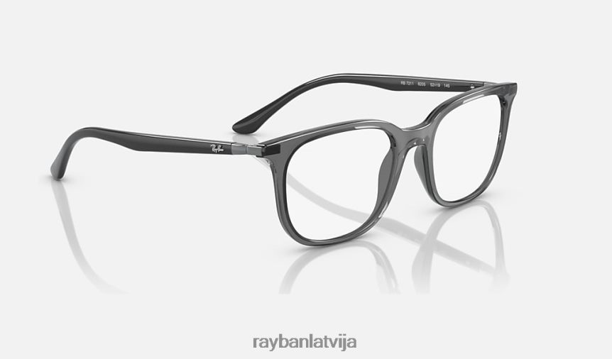 rb7211 optika pulēta caurspīdīga pelēka F0L86X2106 vīriešiem Ray-Ban brilles